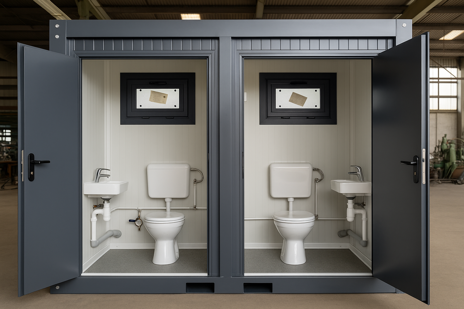 Sanitär Container - Flexible Einsatzmöglichkeiten und Konfiguration